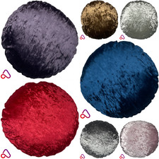 Round Bling Crushed Velvet