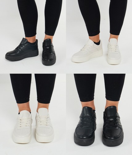 Womens ladies wedge sneakers - wedge,