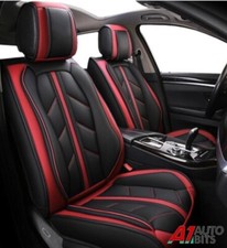 Red Black Sporty PU Leather