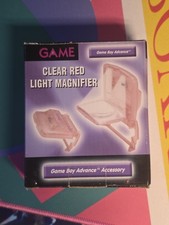 Nintendo Gameboy Advance Magnifier Light Game Clear Red Light Magnifier Working