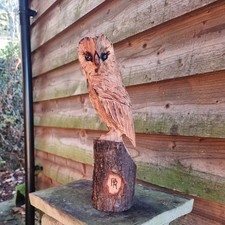 Chainsaw Carved  Owl 