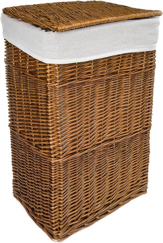 Rectangular wicker laundry - wicker,