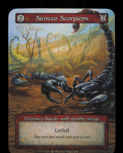 Sirocco scorpions ordinary - scorpions,