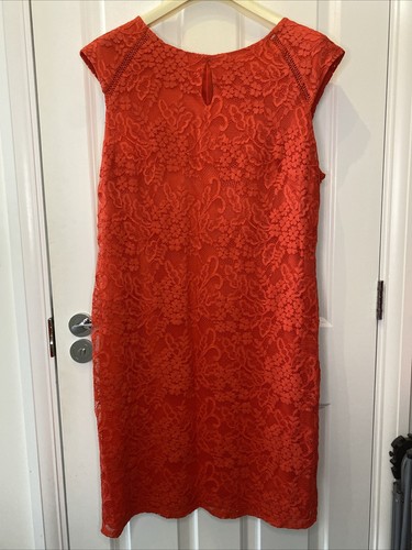 Wallis red lace sleeveless - red,