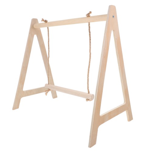 Reusable wood bird playstand - reusable,