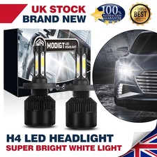 For Talbot Express - Pair H4 LED Headlight Bulbs Low/Dip Beam 6000K Xenon White