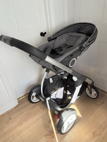 Stokke grey pushchair travel - stokke,