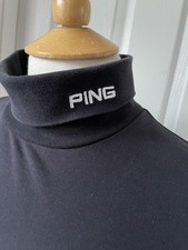 PING Ladies Black Roll Neck