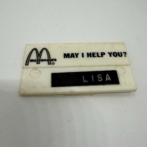 Vintage mcdonald name - mcdonald’s,