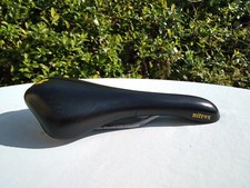 Selle Italia Nitrox Bike Saddle. Black Vintage Retro Road Bike/MTB Saddle. 1999