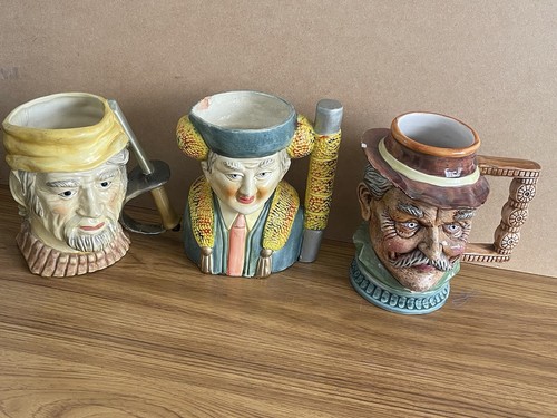 Toby character jugs vintage - toby,