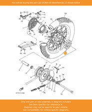 YAMAHA Damper, 2J2-25364-00