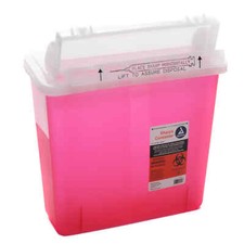 Sharps Container 5 Quart Red