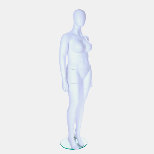 Full figured female white egg - white,