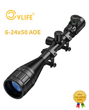 6-24x50 AOE Rifle Scope – Illuminated, Parallax, 20mm Mounts CVLIFE