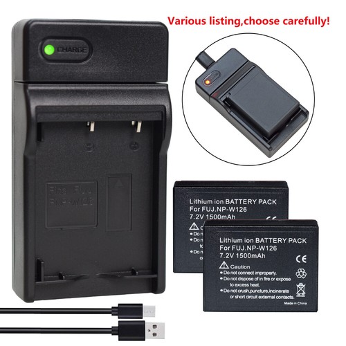 W126 battery charger for - np-w126,