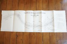 1960 Waterloo Southern Region Railway Track Map Diagram