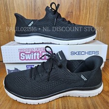 SKECHERS Women's Virtue Swift Fit Hands Free Shoes ~ Black ~ Various Sizes
