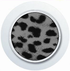 Grey leopard pattern car - pattern, tax