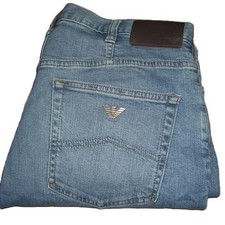 Armani Jeans J21 Slim Skinny Fit Stretch Denim W32 L30 Mens AJ Altered