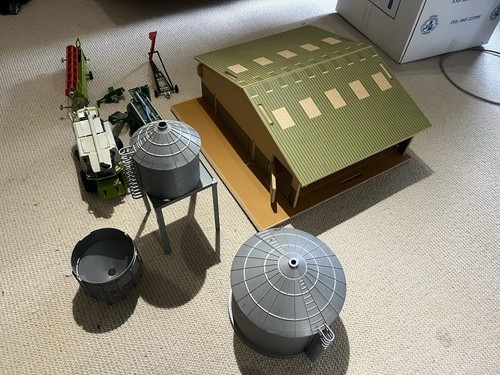 Hand made wooden farm - made,