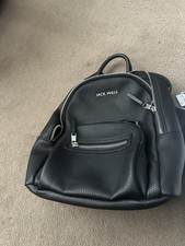 Jack Wills Black Faux Leather