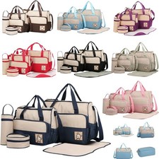 Aluna 5pcs Baby Diaper Bag Set