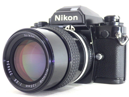 Nikon black 35mm slr - black,