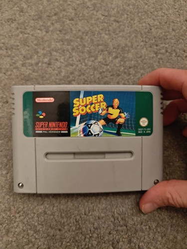 Super soccer snes nintendo - super,