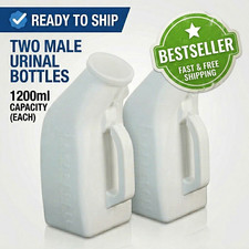 Pack of 2 Male Urinal Bottle
