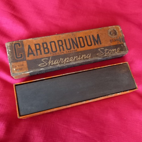 Vintage boxed carborundum - vintage, 'carborundum'