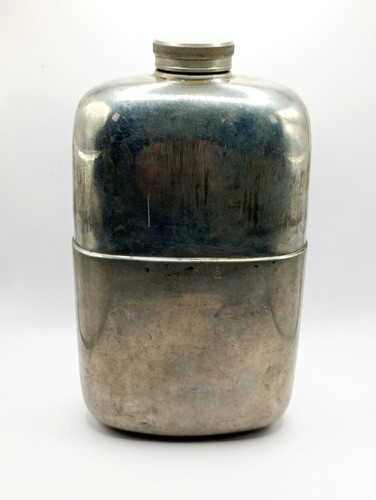 Vintage hip flask - vintage,