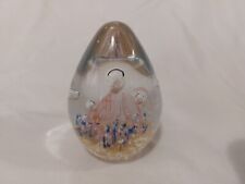 Beautiful Anemone Style Art Glass Paperweight Collectable Sea Gift 375 Grams
