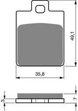 Brake Disc Pads Front R/H