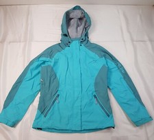 DARE 2B SIZE 10UK WOMENS TEAL WATERPROOF SKI SNOWBOARDING STYLE JACKET COAT HOOD
