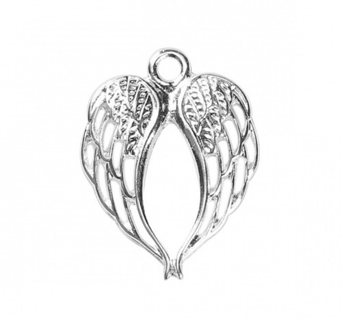 20x tibetan silver double - tibetan,