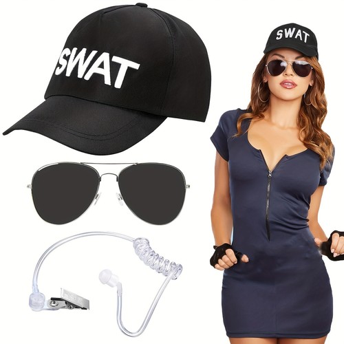 3pcs swat costume accessories - swat,