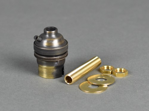 Brass lamp holder table - holder,