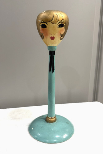 Antique art deco flapper hat - antique,