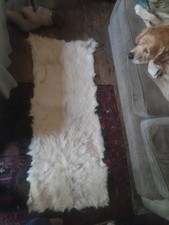 Genuine Australian Sheepskin Rug Ivory Single Double Pelt Real Sheep Fur Carpet