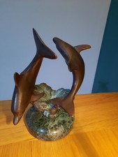 Dolphin Bronze sculpture 