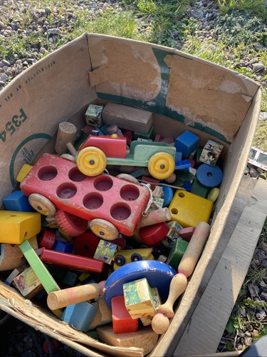 Wooden toys old - wooden,
