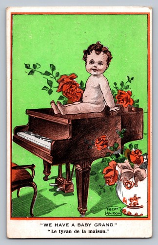Postcard ww1 humour - postcard, fred