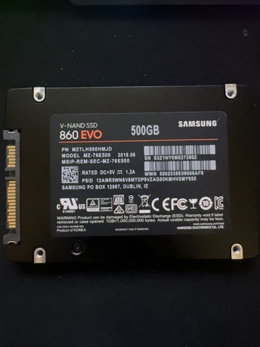 Samsung 860 evo 500gb - 860, sata