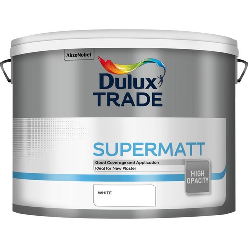 Dulux trade supermatt white - trade,