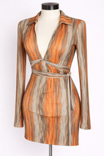 Misguided Retro Mini Dress UK