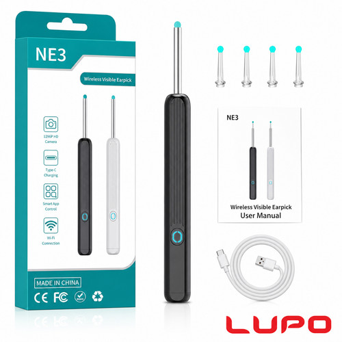 Ear wax remover camera - ear, |