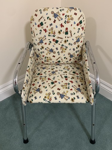 Vintage child chair metal - child’s,