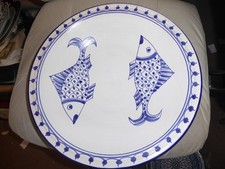 Collectors very large blue and