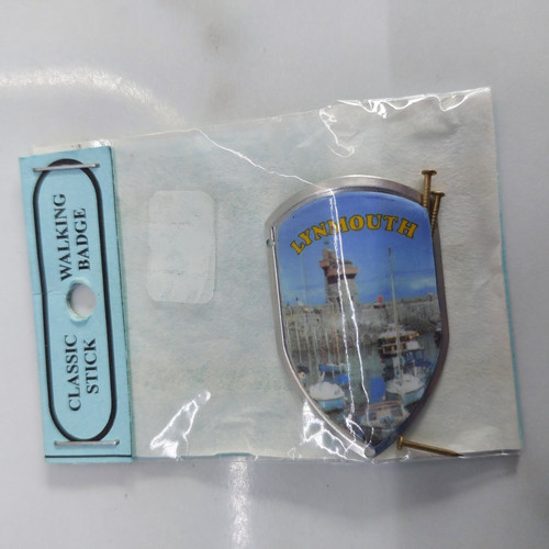 Lynmouth sealed crest souvenir - lynmouth,